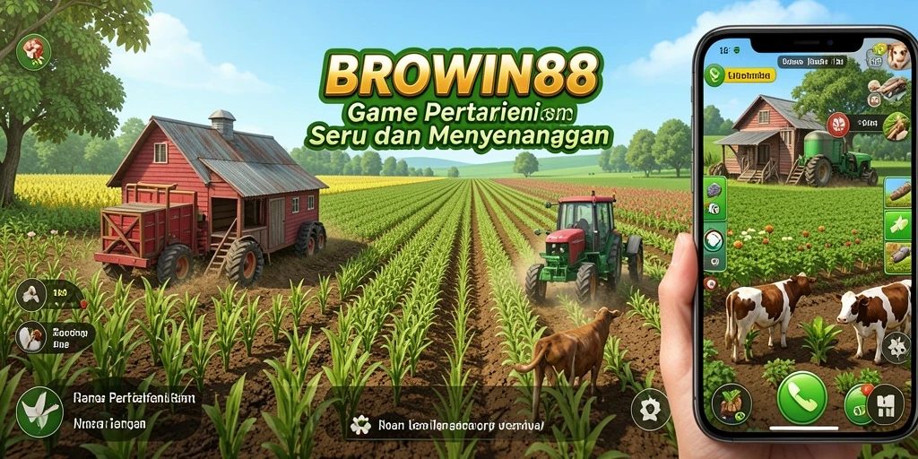 Tampilan gameplay BROWIN88 yang penuh warna dan interaktif.