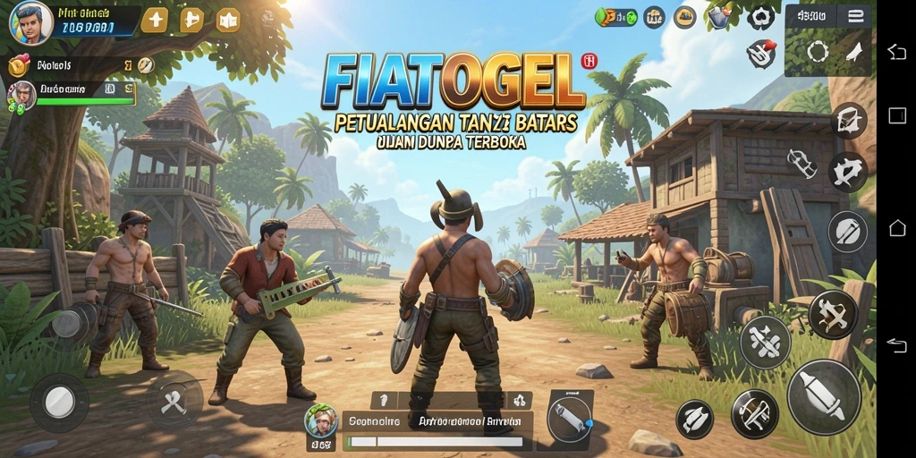 Gameplay FIATOGEL yang menampilkan eksplorasi mendalam dalam dunia terbuka.