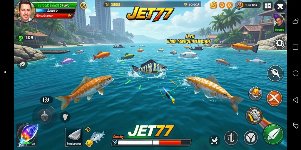 Tampilan gameplay JET77 yang seru dan menantang.