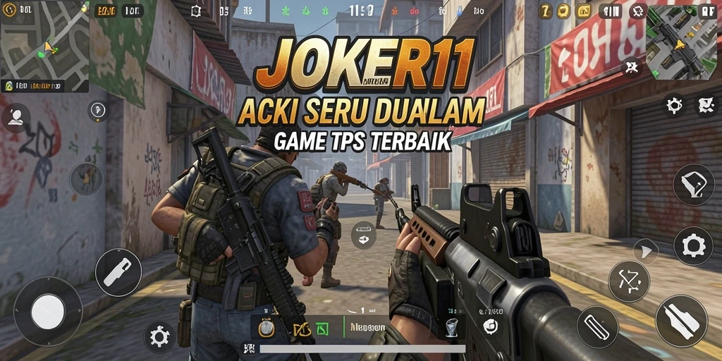 Screenshot menampilkan aksi seru gameplay TPS di JOKER11.