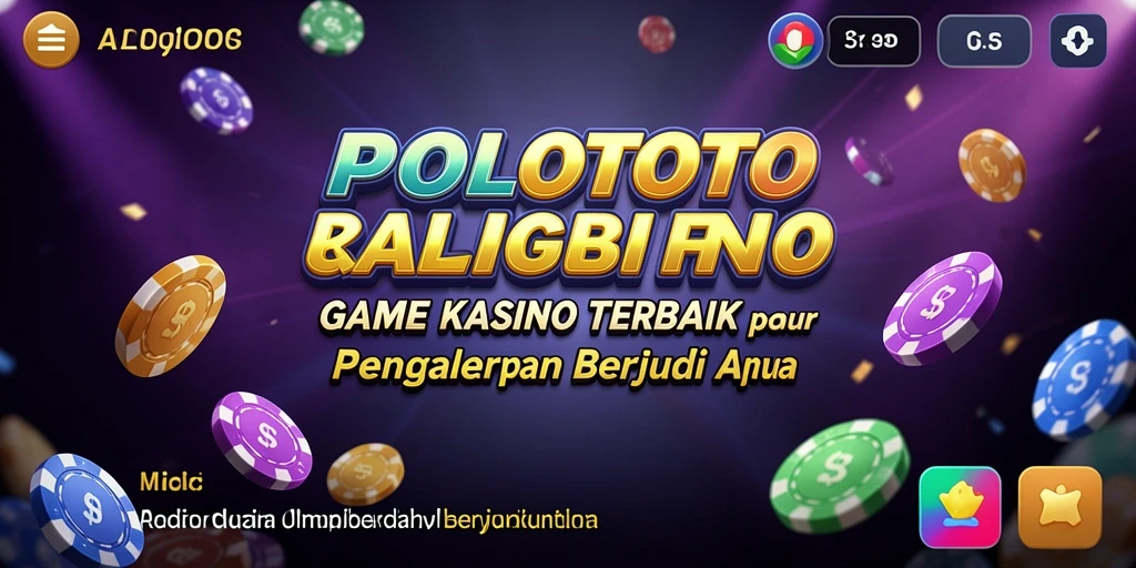 Tampilan gameplay Kasino yang menegangkan dan menarik di POLOTOTO.