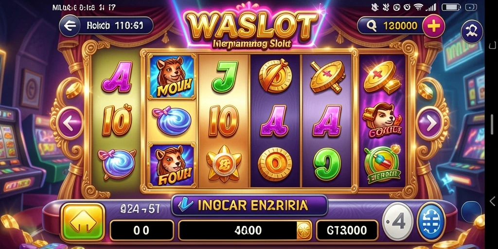 Tampilan gameplay WASLOT yang menegangkan dan interaktif.